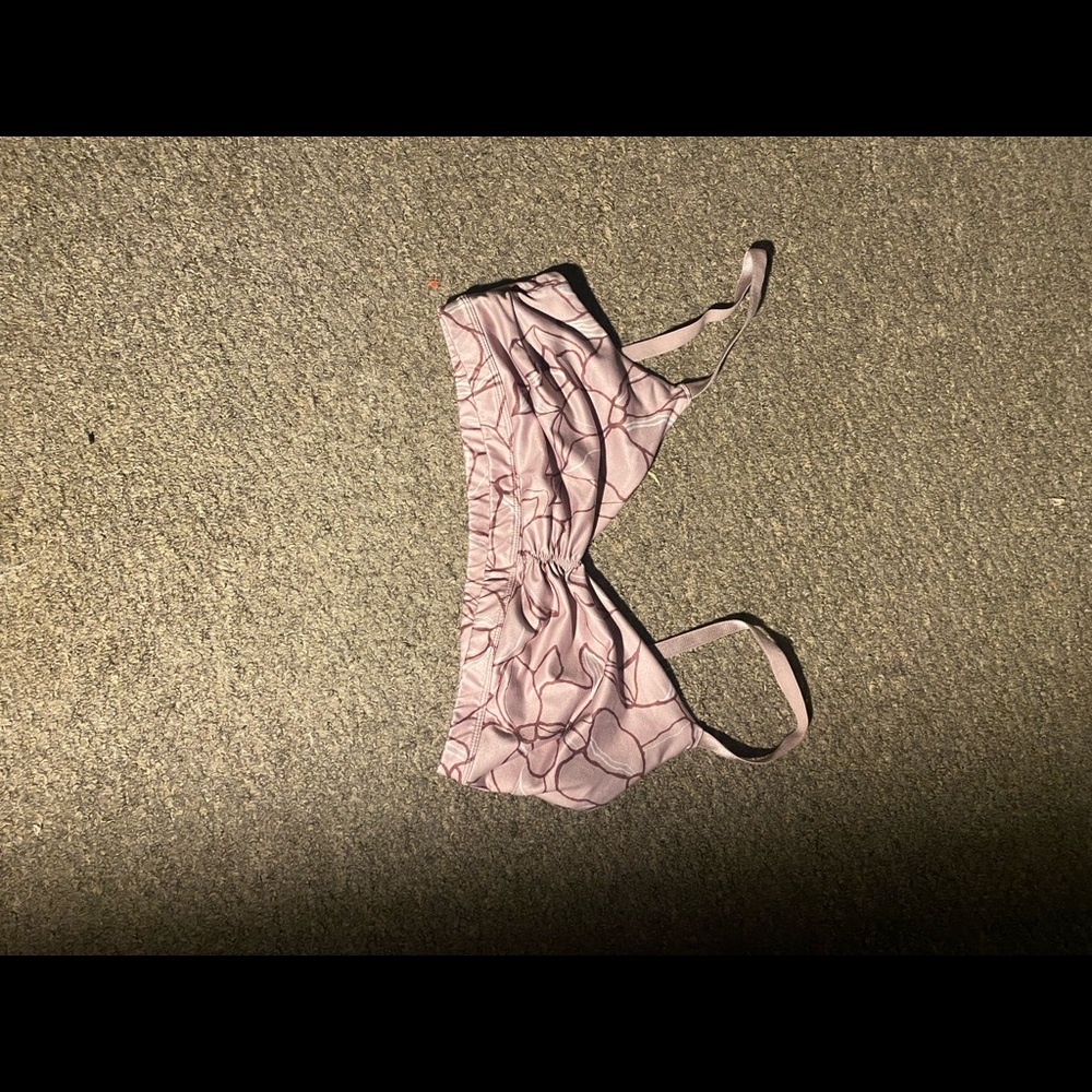 Pink target bra